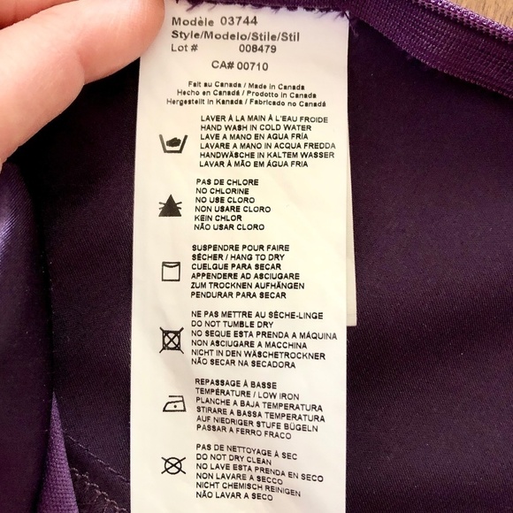 Joseph Ribkoff, Purple, Satin, Twist Front, Top, Blouse, Size 6, Nice Condition - Picture 12 of 12